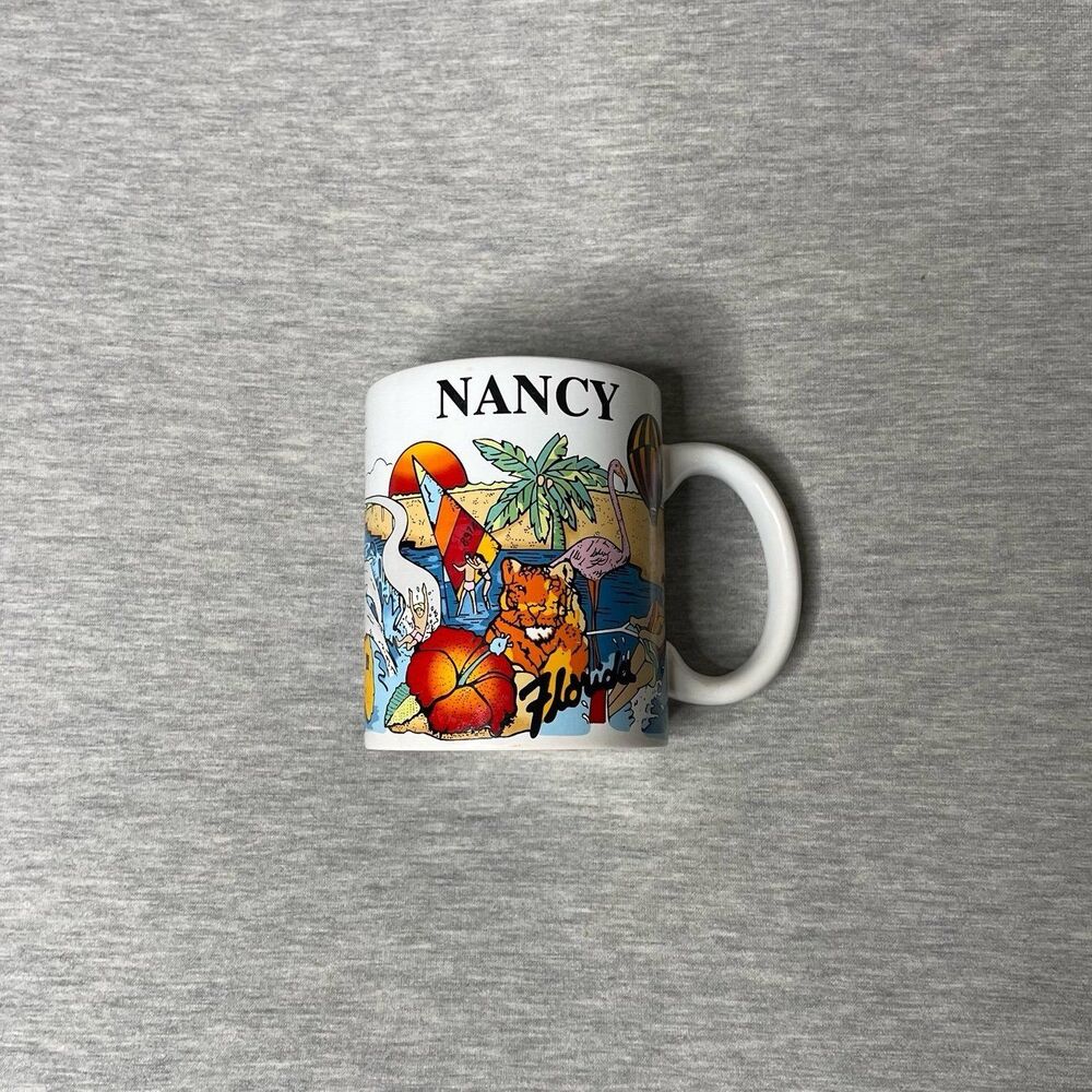 Disney Gifts Florida Personalized Name Mug NANCY 4.5” Souvenir Coffee Cup Mug